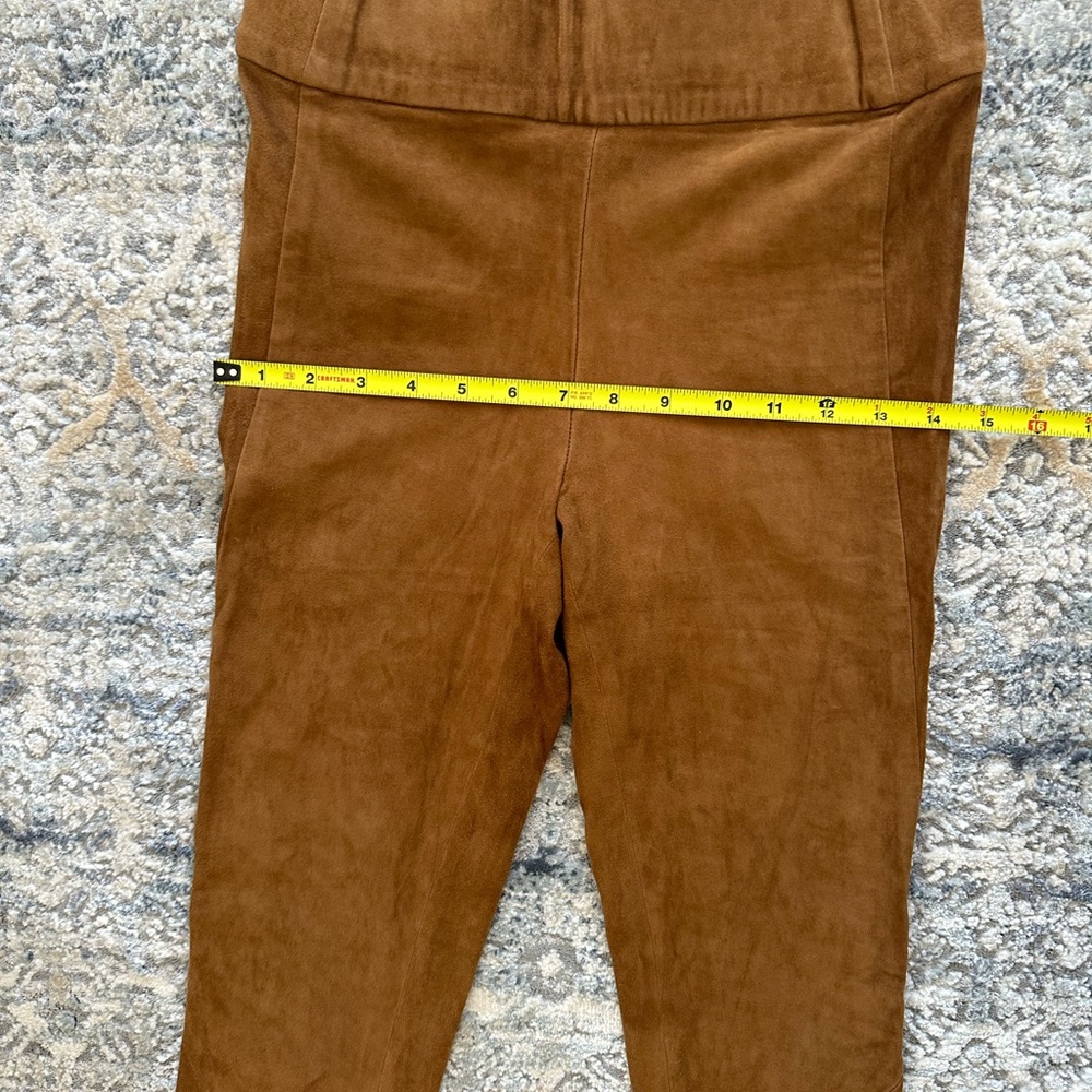 OFF TRACK leather suede leggings size M run small!!! - Picture 7 of 12